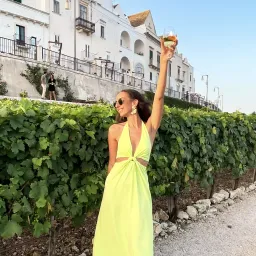 Camilla and Marc Zandar Dress Apple Sorbet Size 6 for rent on The Volte - image 2