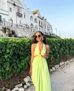 Camilla and Marc Zandar Dress Apple Sorbet Size 6 for rent on The Volte - image 1