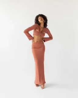 Arcina Ori Ciara Set Brown Size 8 for rent on The Volte - image 1