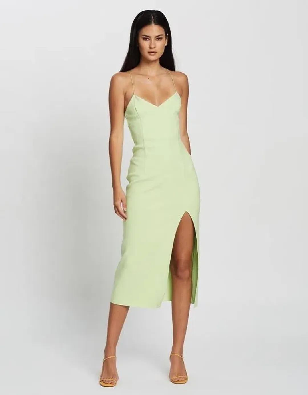 Bec & Bridge Clover Midi Dress in Apple Size 10 for rent on The Volte - main image