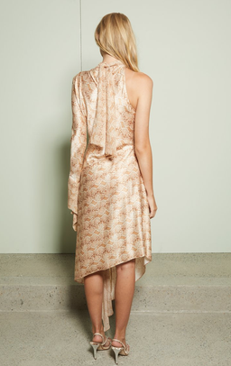 Bec & Bridge Anaconda Long Sleeve Midi Dress Python Print Size 6 for rent on The Volte - image 3