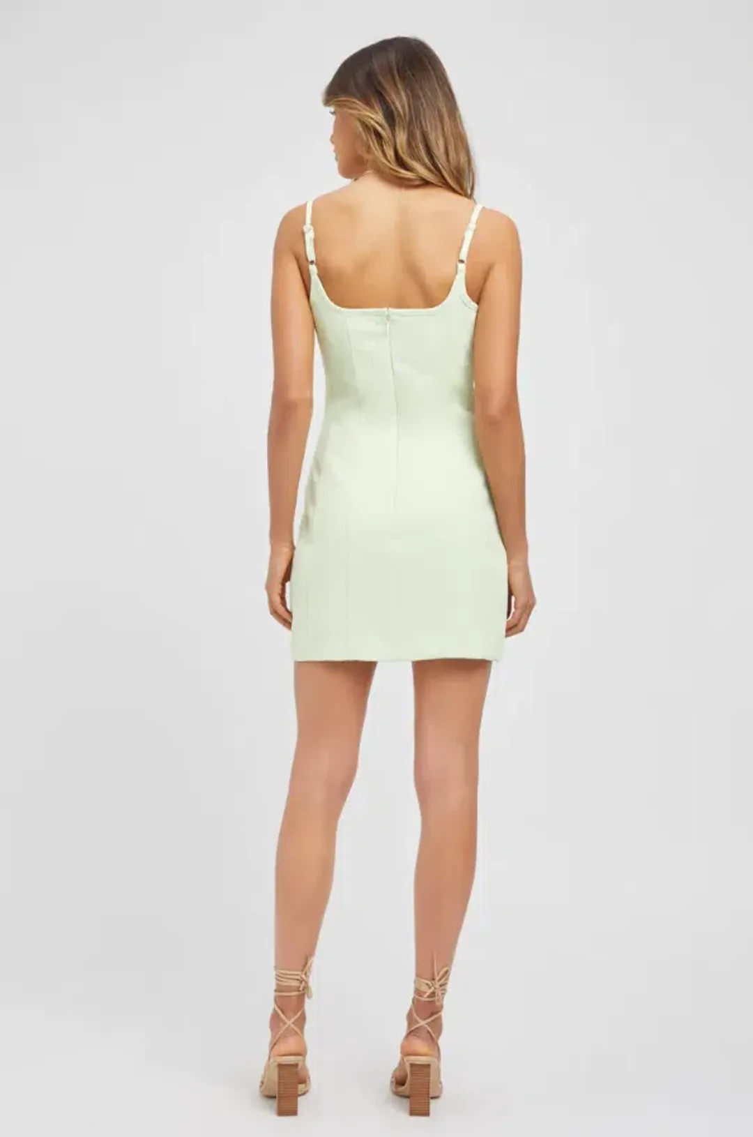 Kookai Oyster Panel Dress Mint Size AU 6 for rent on The Volte - main image