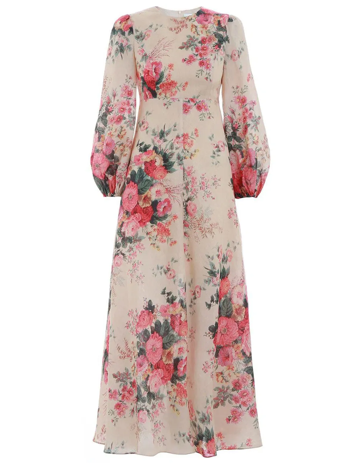Zimmermann Laelia Linen Maxi Dress Floral Size 6 - Image 3