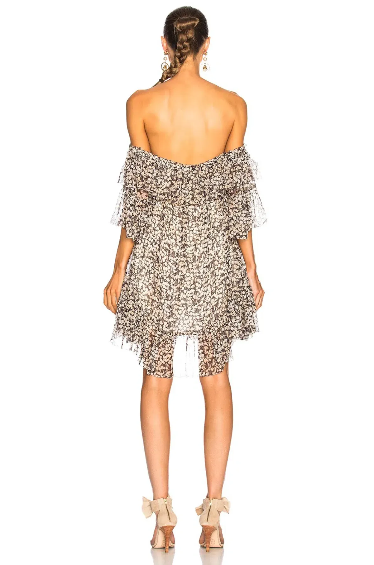 Zimmermann Prima Cherry Frill Mini Dress Cherry Floral Size 6 - Image 2