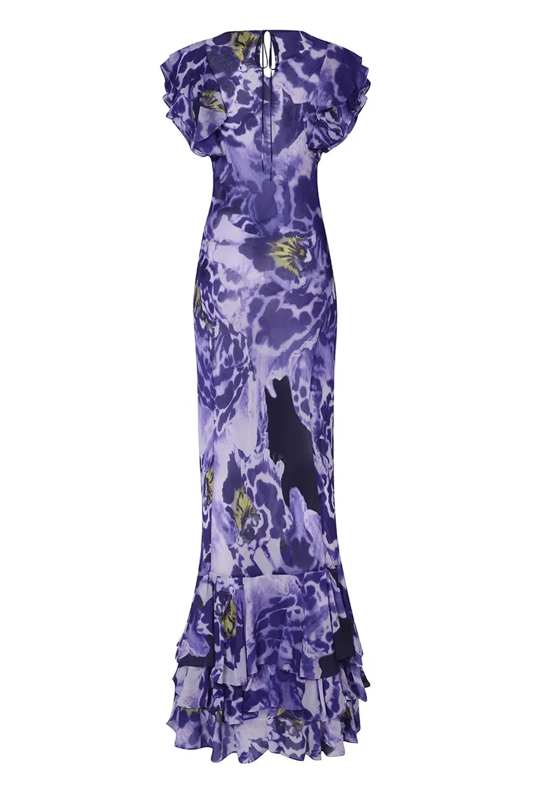 Rat & Boa Lucille Maxi Dress Purple Floral Size XS / Au 6 for rent on The Volte - main image