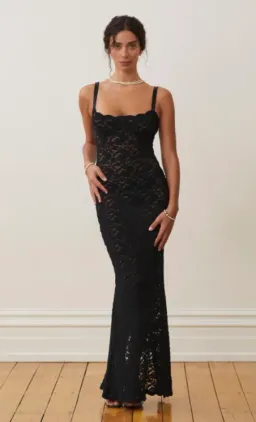 Arcina Ori Margot Maxi Dress Black Size 6 / XS for rent on The Volte - image 1