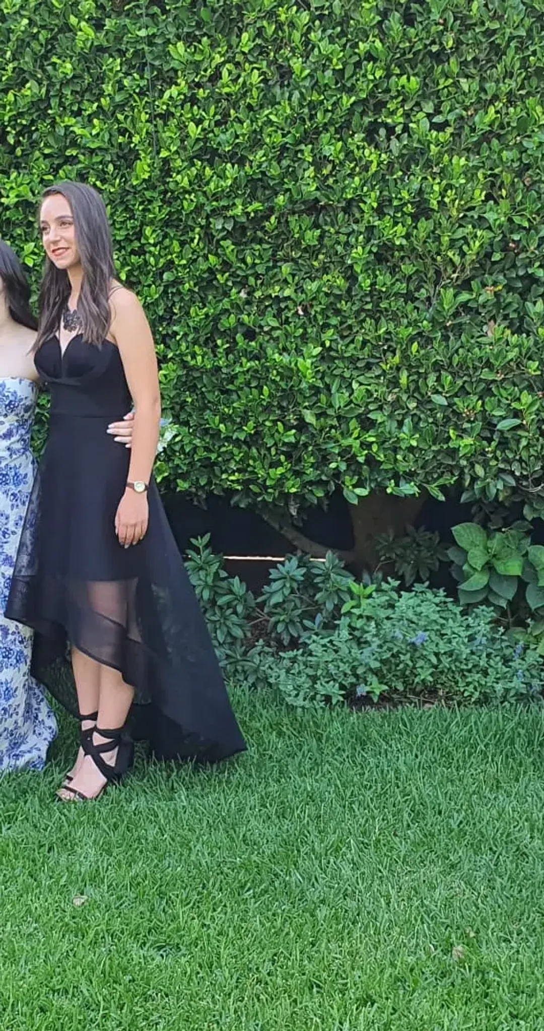 Sheike Frankie Hi Low Dress Black Size 8 for rent on The Volte - main image