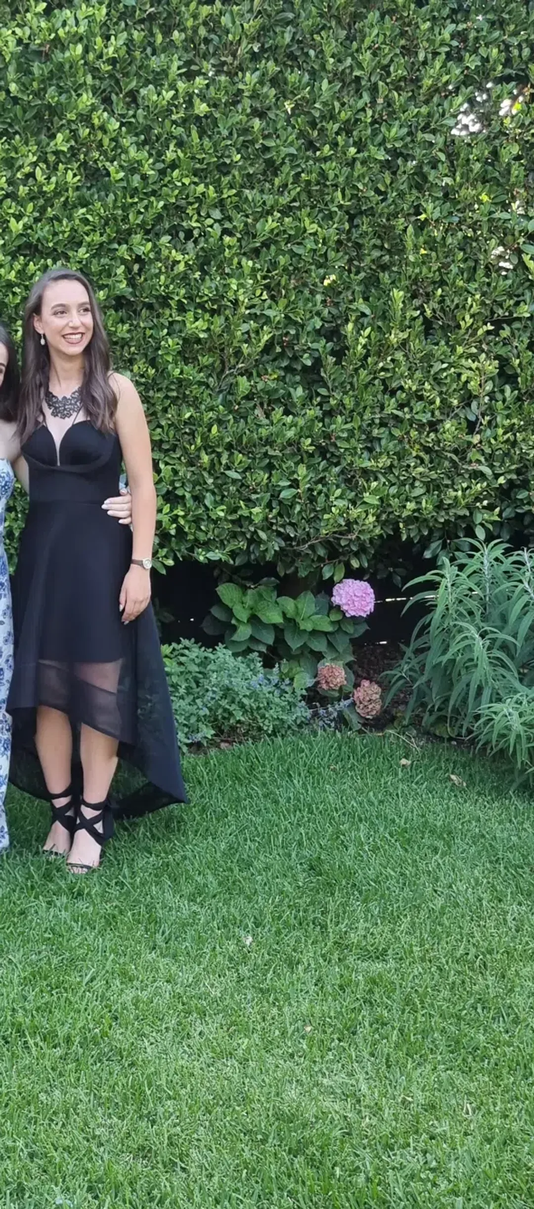 Sheike Frankie Hi Low Dress Black Size 8 for rent on The Volte - main image