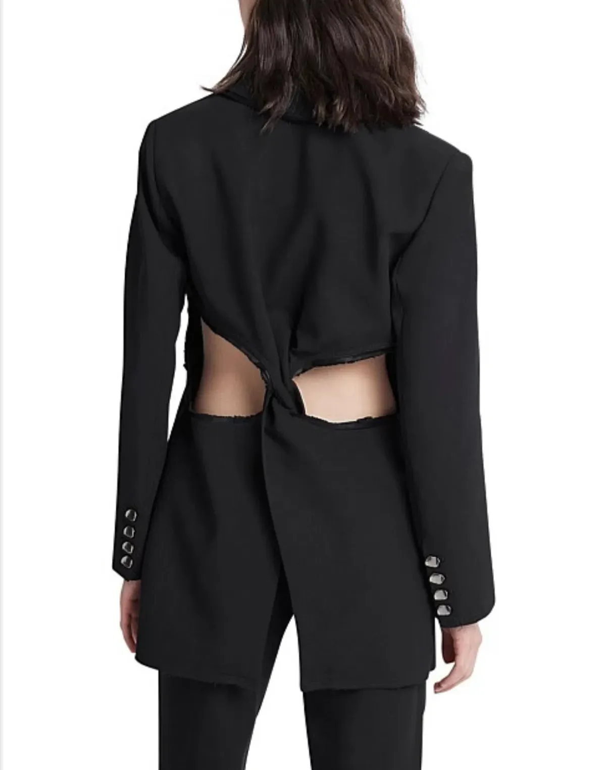 Aje Universal Cutout Blazer Black - Image 6