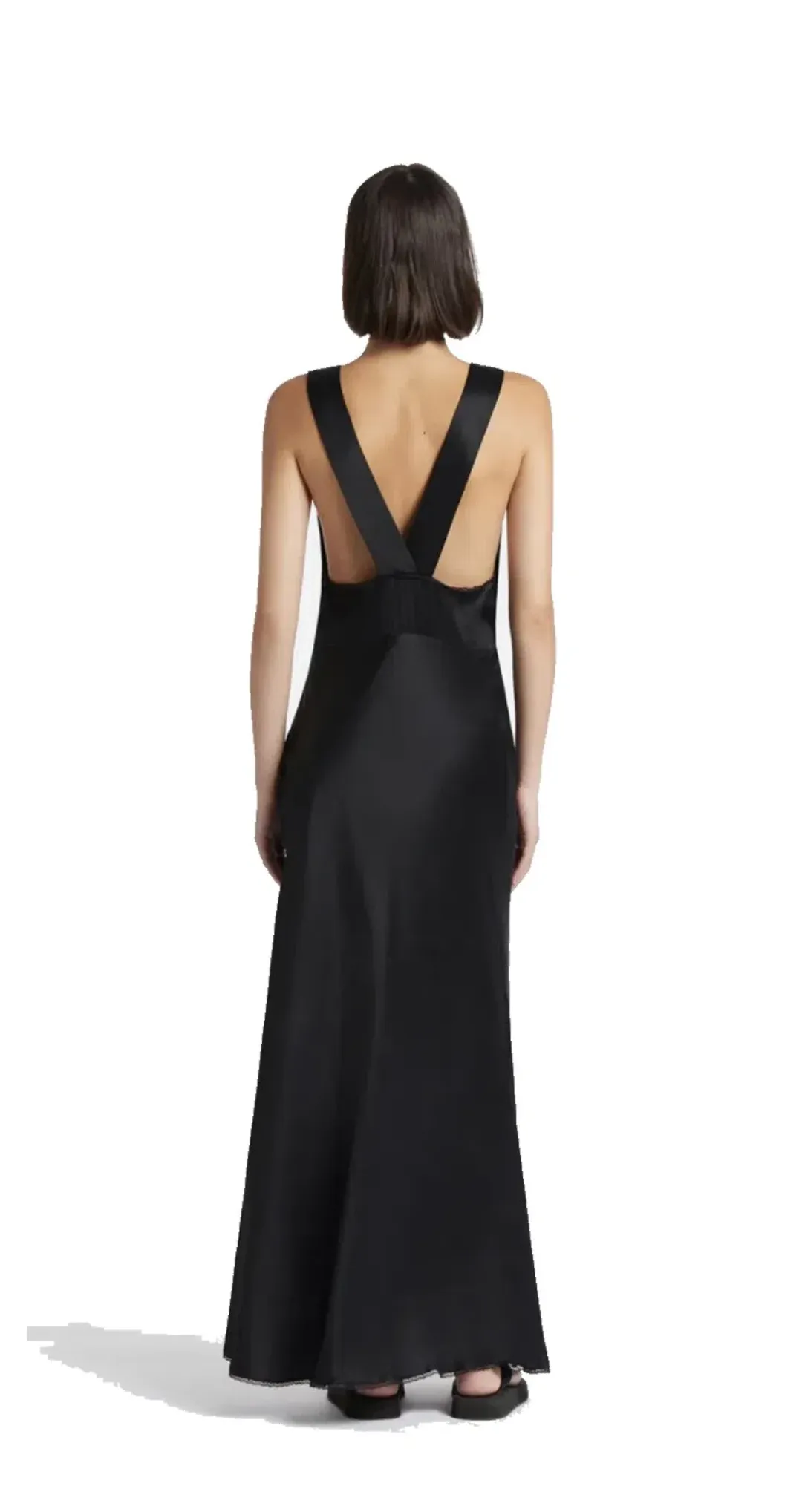 Sir The Label Aries Cut Out Gown Black Size 1 / AU 8 for rent on The Volte - main image