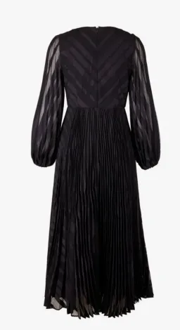 Zimmermann Burnout Sunray Midi Dress Black Size 4 / AU 16 for rent on The Volte - image 4