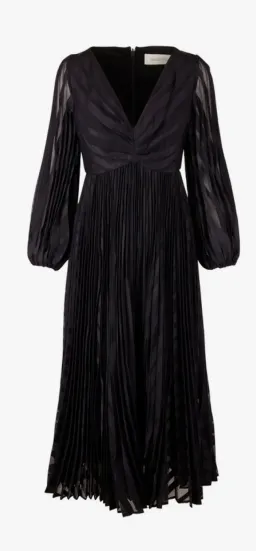 Zimmermann Burnout Sunray Midi Dress Black Size 4 / AU 16 for rent on The Volte - image 3