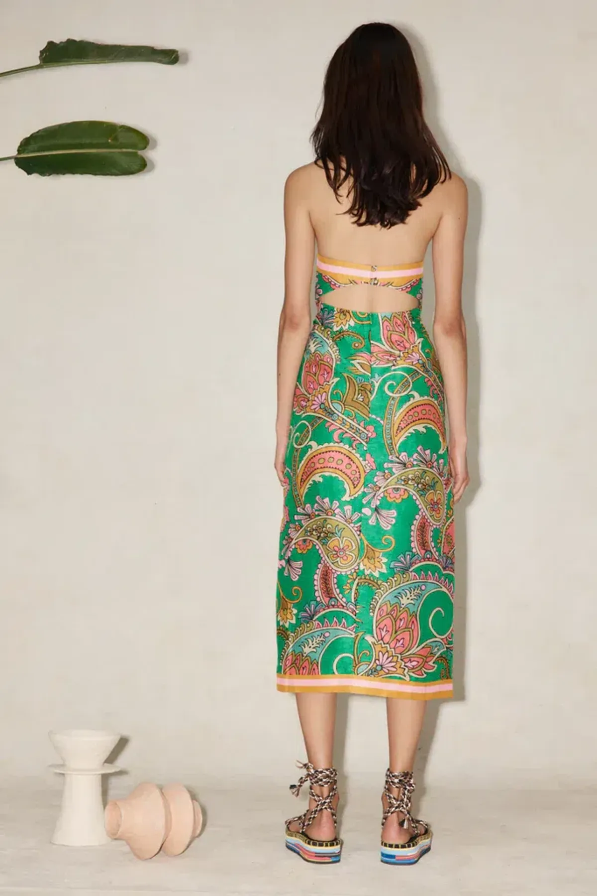 Alemais Marion Bodice Dress Green Size 8 / S - Image 3