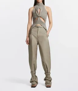 Dion Lee Muscular Twist Tank in Stone Size 8 / S for rent on The Volte - image 1