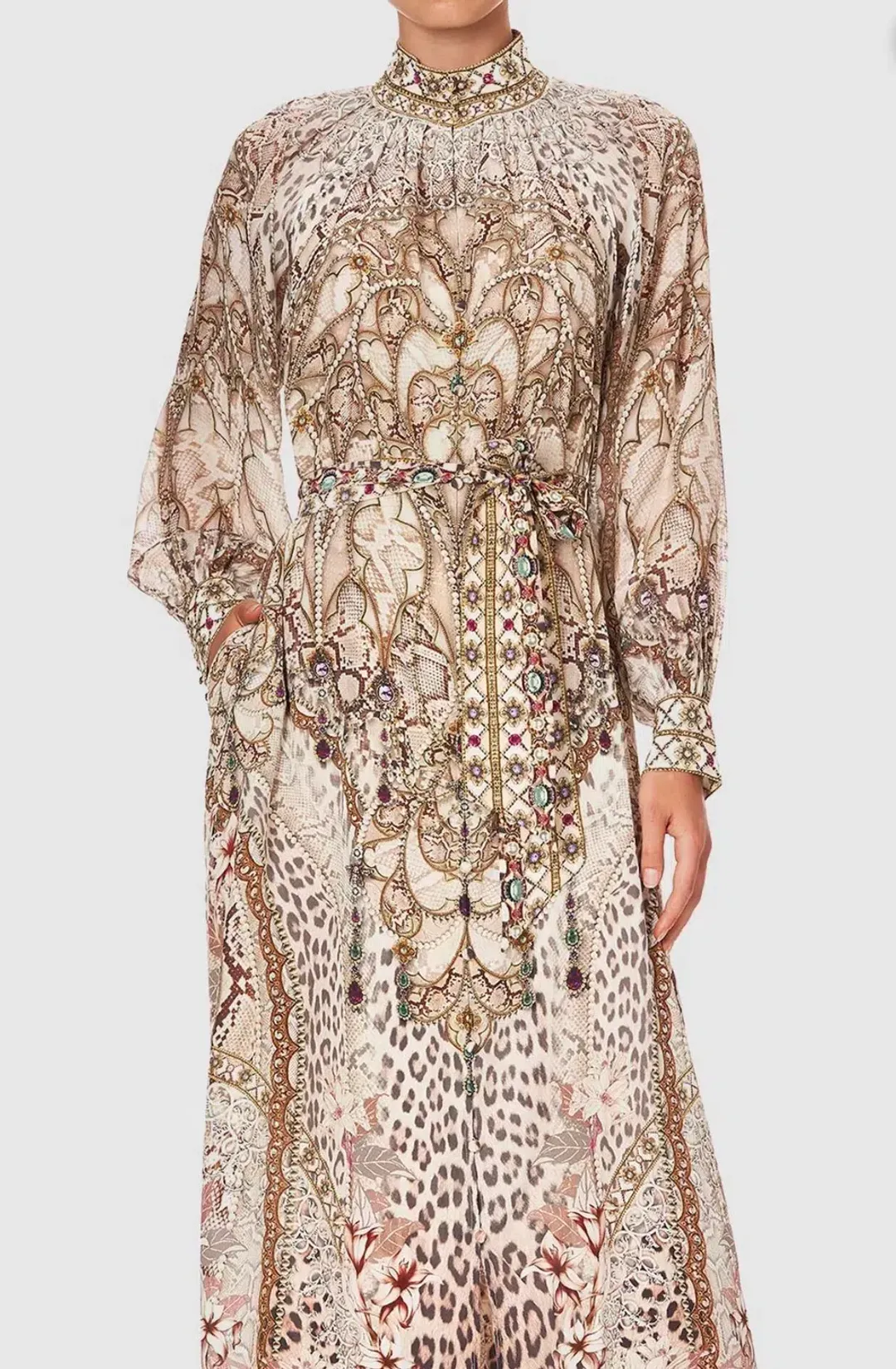 Camilla All is Nouveau Raglan Midi Shirt Dress Multi Size M / AU 12 for rent on The Volte - main image