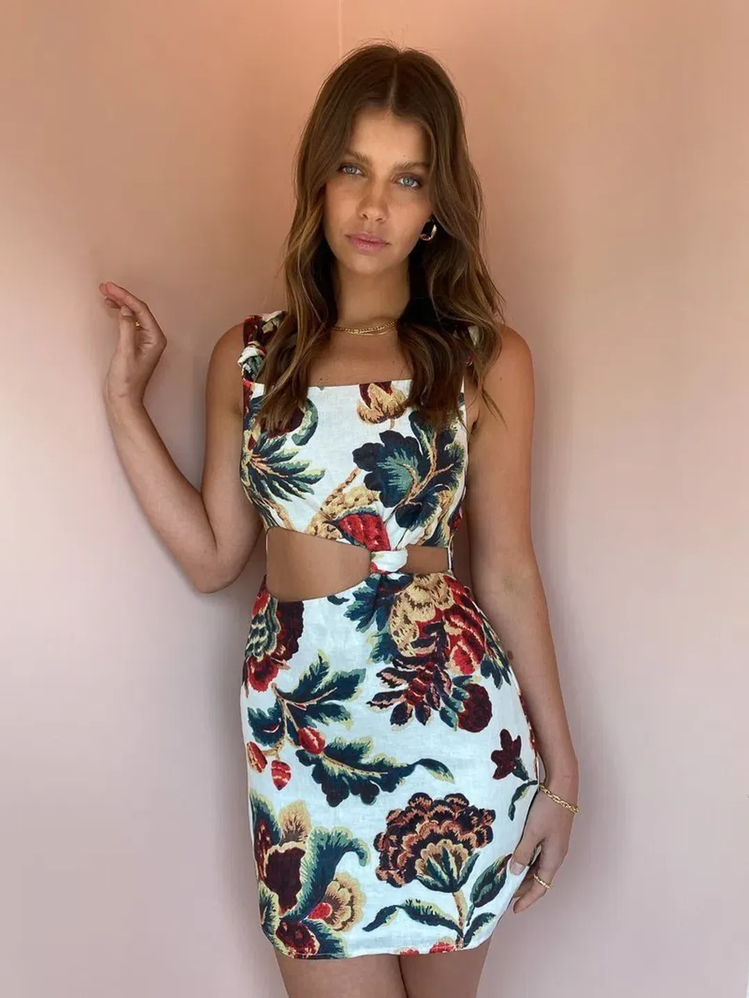 Sir the Label Ambroise Mini Dress Cream Size AU 8 for rent on The Volte - main image