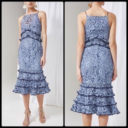 Keepsake Catch Me Lace Midi Dress $80 ONO, BNWT for rent on The Volte - image 1