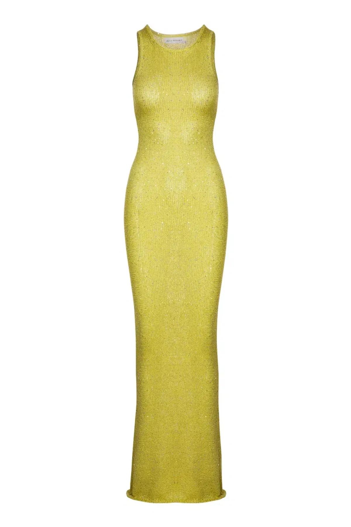 Asta Resort Natalia Dress Chartreuse Sequin Size XS/Au 6 - Image 5