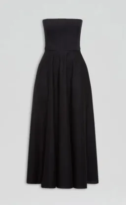 Scanlan Theodore Parachute Bustier Midi Dress Black Size 10 for rent on The Volte - image 6