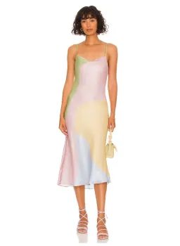 Olivia Rubin Aubrey Midi Dress Multi Size 12 for rent on The Volte - image 4