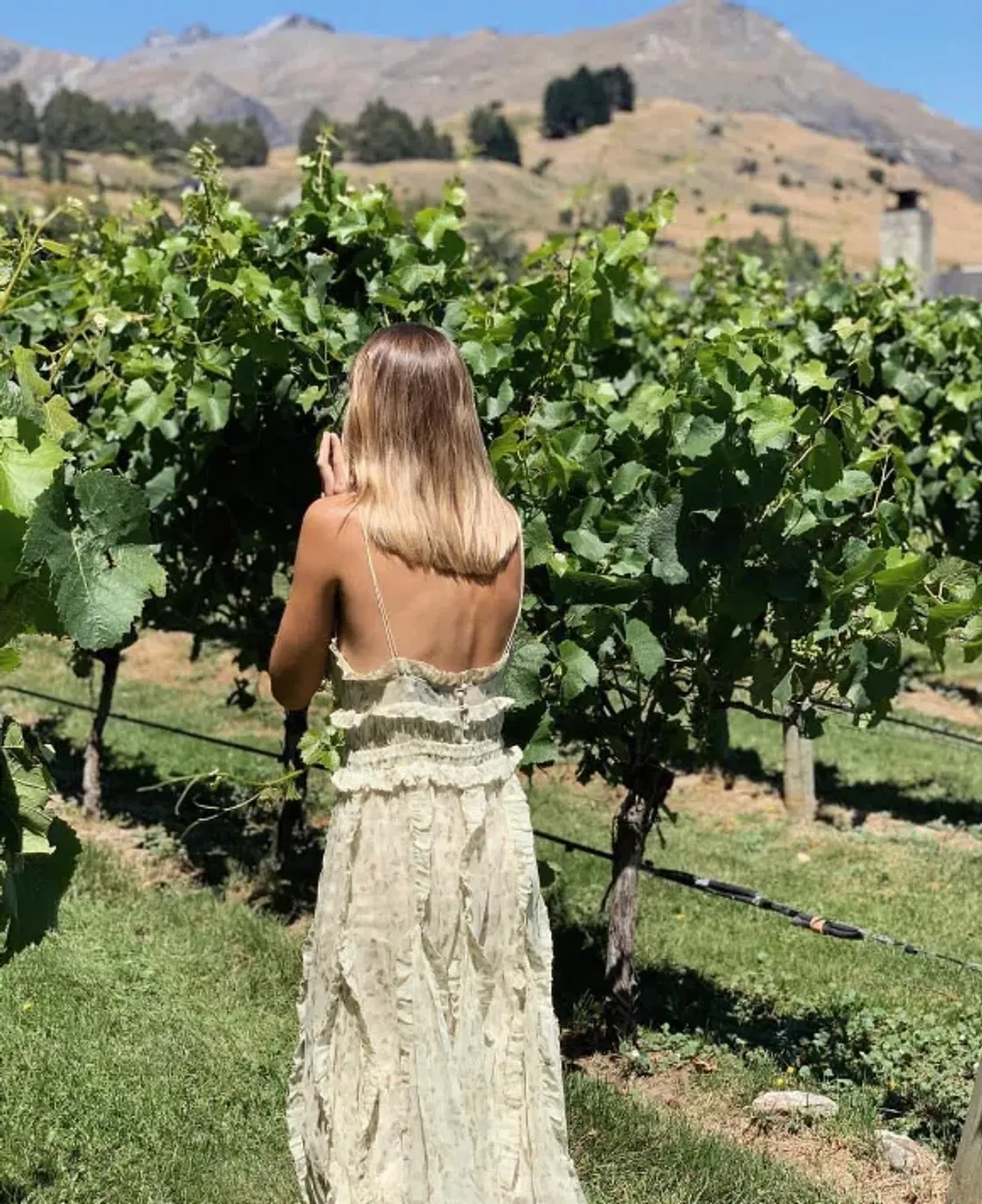 Lee Mathews Nina Crinkle Silk Floral Cami Dress Floral Size 12 - Image 3