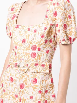 Rebecca Vallance Catania Midi Dress Floral Size 14 for rent on The Volte - image 4