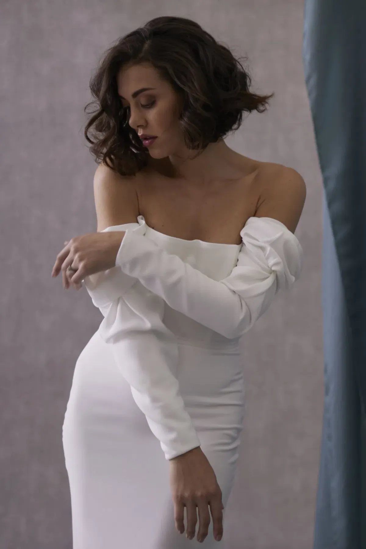 Hera Couture Odette Gown White Size 8 - Image 2