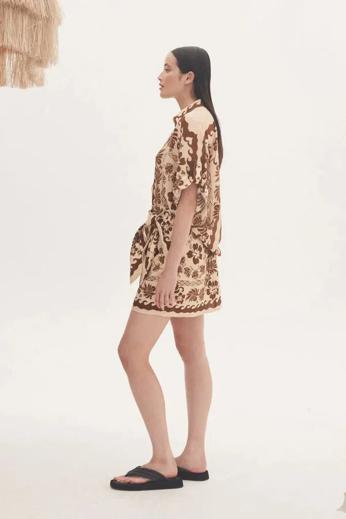 Alemais Tropics Shirt and Sarong Skirt Set Print Size 10/12 - Image 2