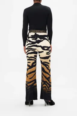 Camilla Full Length Flared Pant Tame My Tiger Print Size L / AU 14 for rent on The Volte - image 6