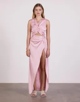 Anna Quan Violeta Dress in Rosa Pink Size 10 (Altered) for rent on The Volte - image 1