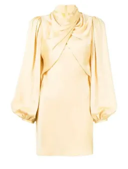 Acler The Lindhurst Dress in Lemon Size 6 for rent on The Volte - image 5
