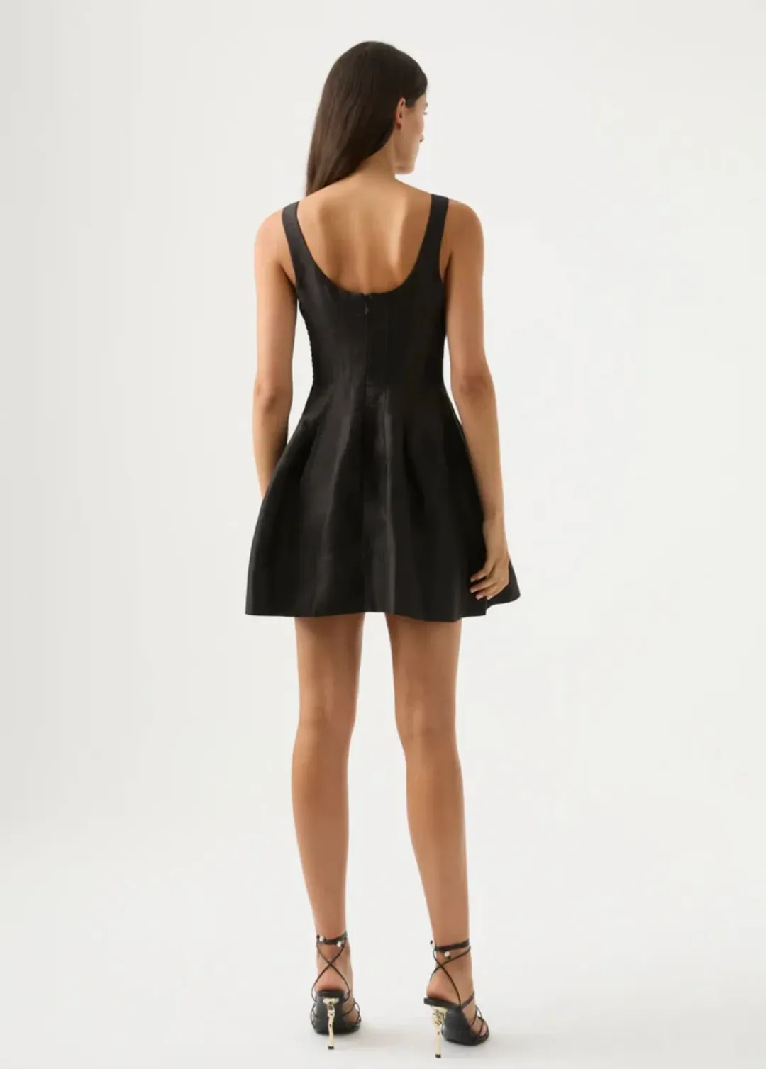 Aje Divinity Pearl Pin Mini Dress Black Size 10 / M for rent on The Volte - main image
