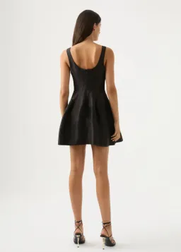 Aje Divinity Pearl Pin Mini Dress Black Size 10 / M for rent on The Volte - image 3