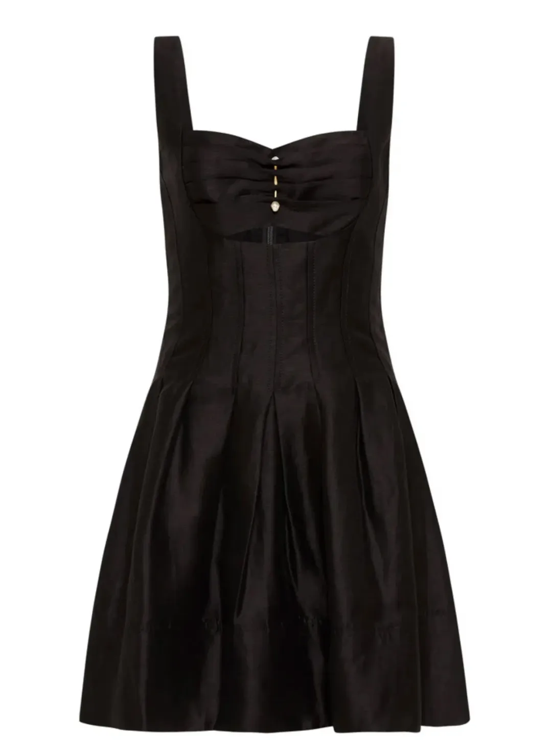Aje Divinity Pearl Pin Mini Dress Black Size 10 / M for rent on The Volte - main image