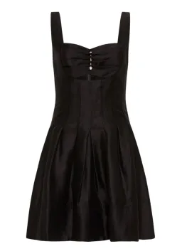 Aje Divinity Pearl Pin Mini Dress Black Size 10 / M for rent on The Volte - image 5