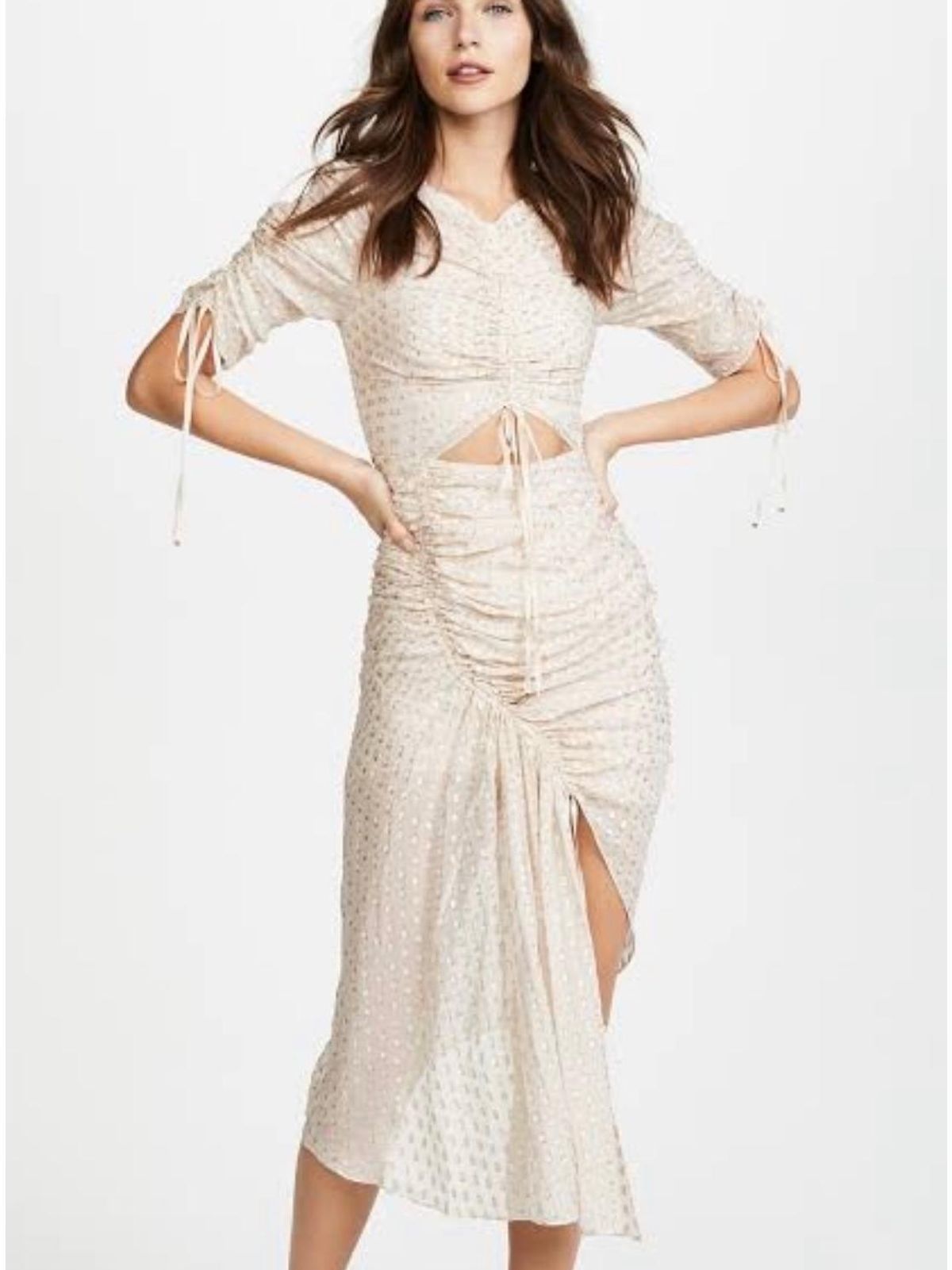 Alice McCall I Feel It Coming dress Cream Sz 6 for rent on The Volte - main image