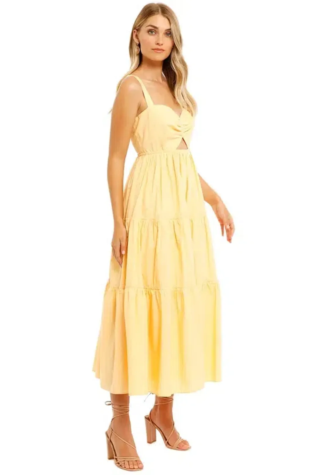Steele Sorelle Dress Yellow Size AU 12 for rent on The Volte - main image