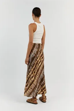 Dissh Gabi Drawstring Midi Skirt Tie Dye Multi Size AU 10 for rent on The Volte - image 2