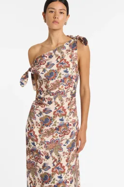 Sir The Label Bettina Off Shoulder Dress In Wiltshire Floral Sir Size 3 / AU 12 for rent on The Volte - image 5