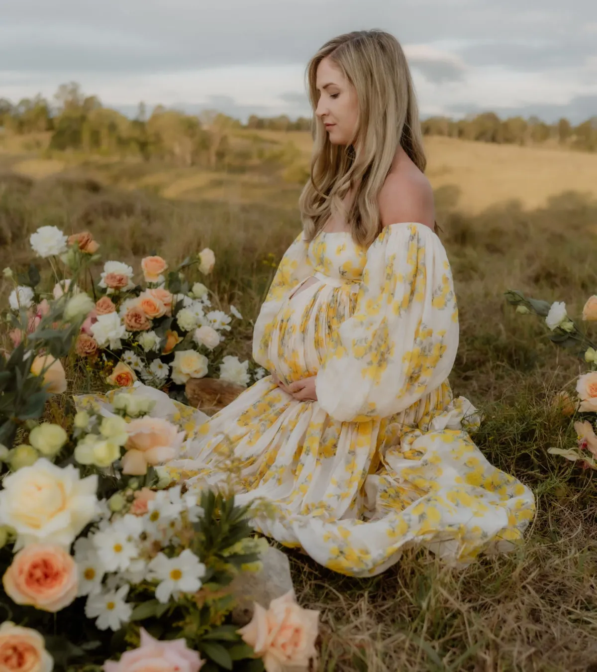 Rooh Collective Poppy Zephyr Maxi Dress Floral Size Large/AU 12 - Image 7