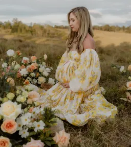 Rooh Collective Poppy Zephyr Maxi Dress Floral Size Large/AU 12 for rent on The Volte - image 7