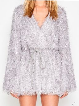 Alice McCall Shake It Dress Silver Size 10 for rent on The Volte - image 6