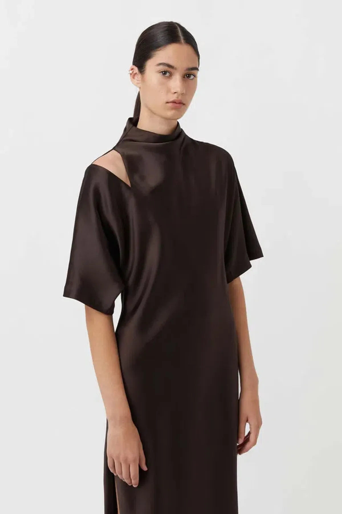 Camilla & Marc Sorrell Maxi Dress in Chocolate Size 14 - Image 2