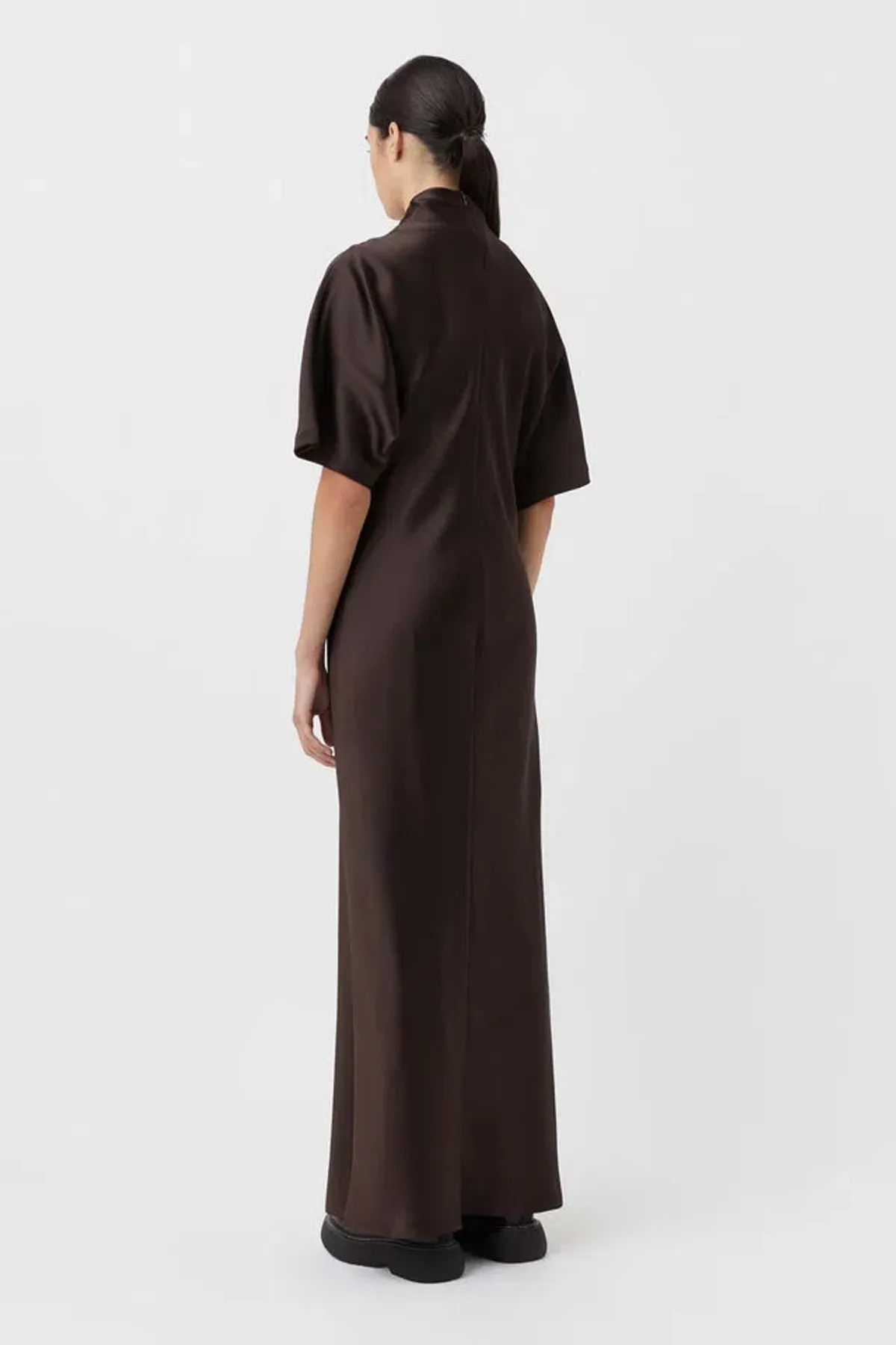 Camilla & Marc Sorrell Maxi Dress in Chocolate Size 14 - Image 3