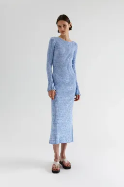 Friends with Frank Cleo Midi Dress Blue Size M / Au 10 for rent on The Volte - image 1