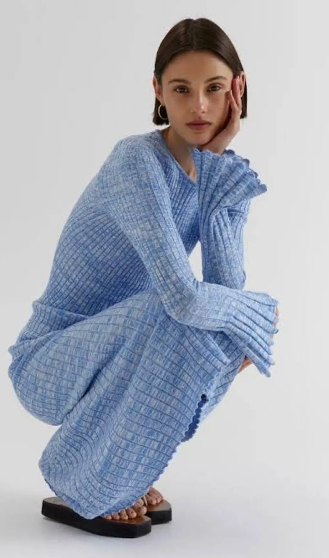 Friends with Frank Cleo Midi Dress Blue Size M / Au 10 for rent on The Volte - main image