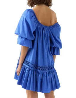 Aje Inspiration Mini Dress in Blue Size 10 for rent on The Volte - image 4