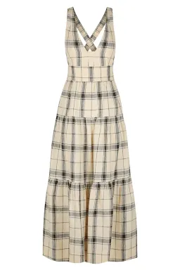 Shona Joy Indra Plunged Crossback Midi Dress Print Size 10 for rent on The Volte - image 3