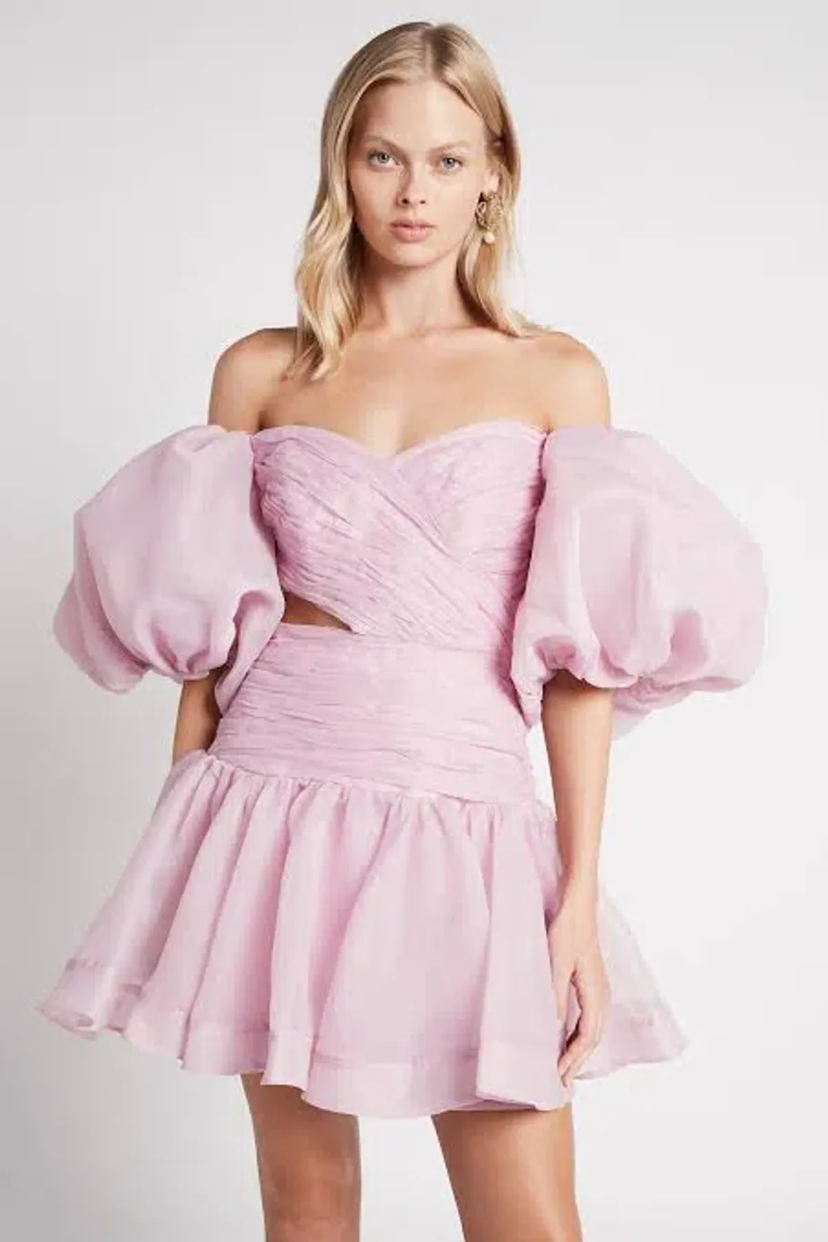 Aje Myriad Mini Dress Lilac Size AU 12 - Image 1