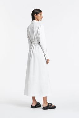 Sir The Label Ilkin Deconstructed Shirt Dress White Size 1 / AU 8 for rent on The Volte - image 3